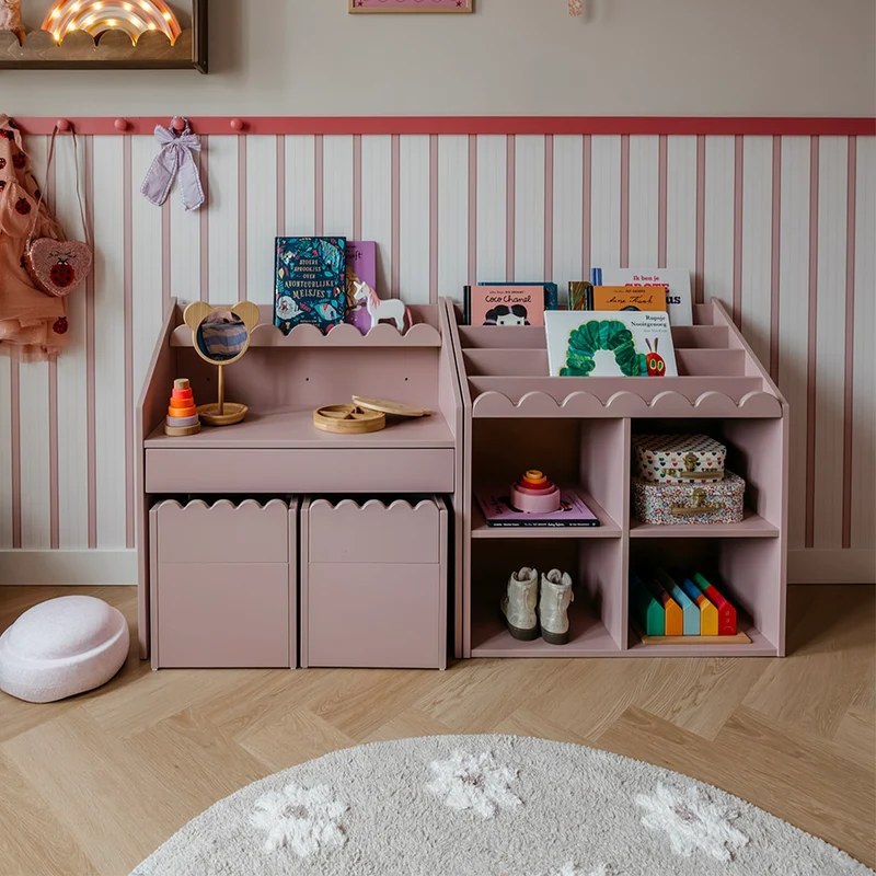 Bibliothèque Bellamy Book Nook Rose