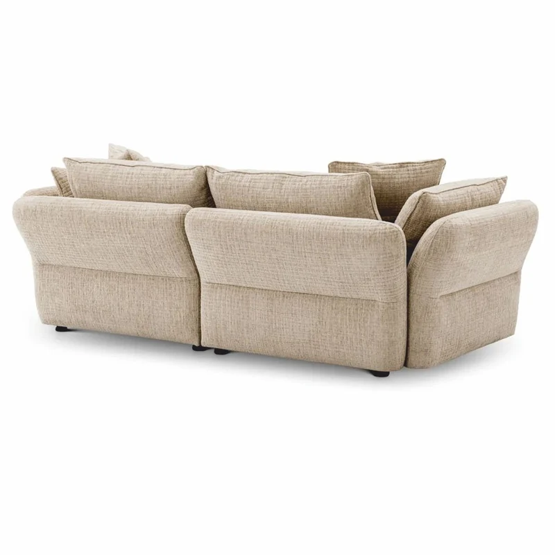 Casa Padrino Luxus Sofa Creme 234 cm - Wohnzimmer & Hotel Möbel