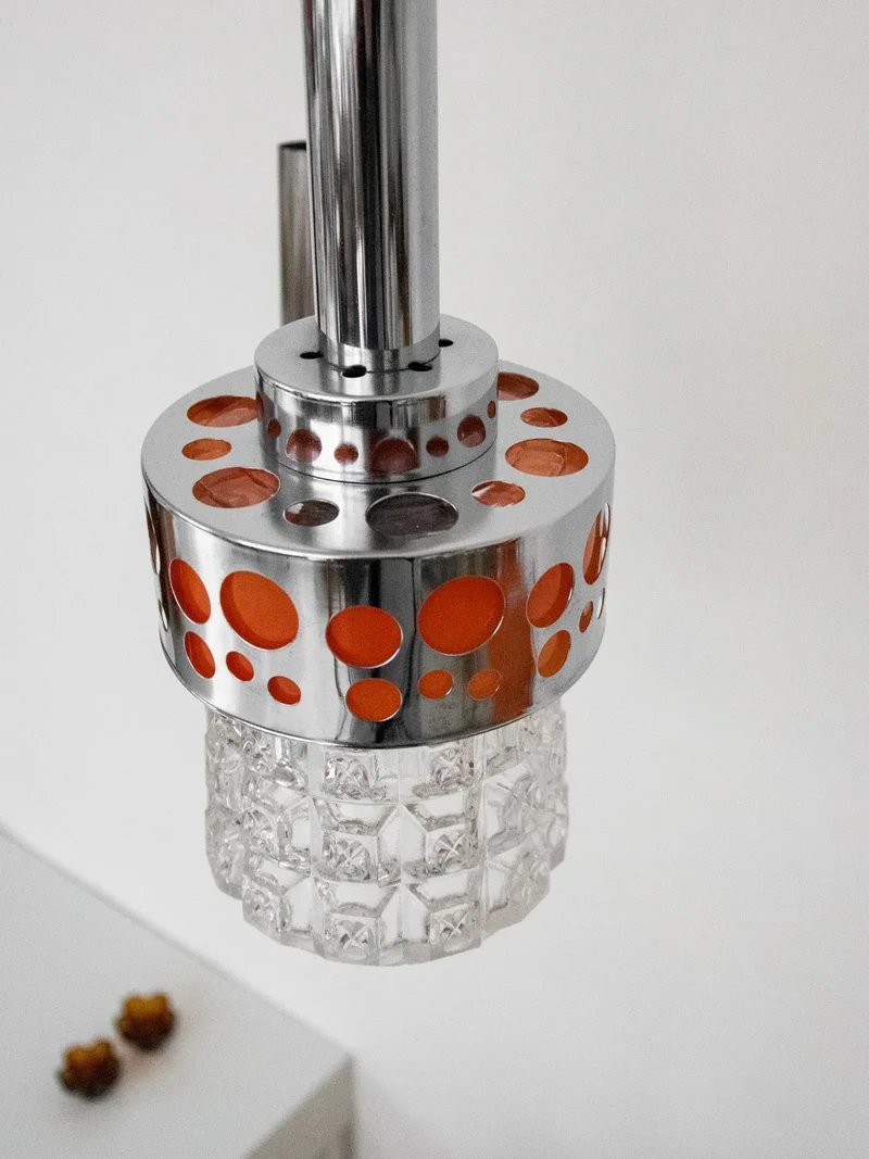 Sonia, la suspension en chrome et verre N°223