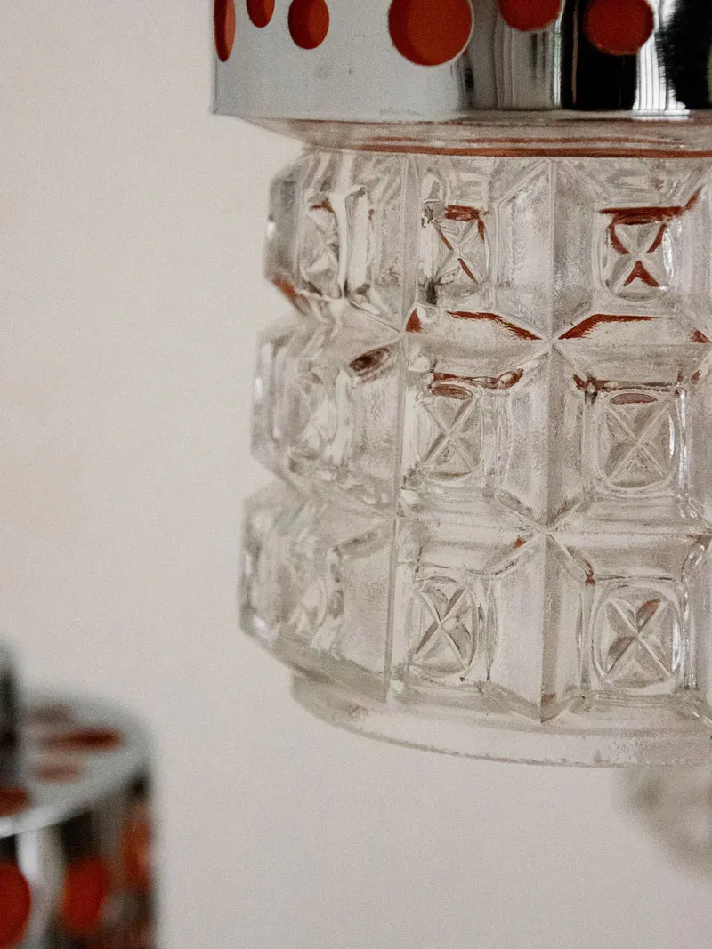 Sonia, la suspension en chrome et verre N°223
