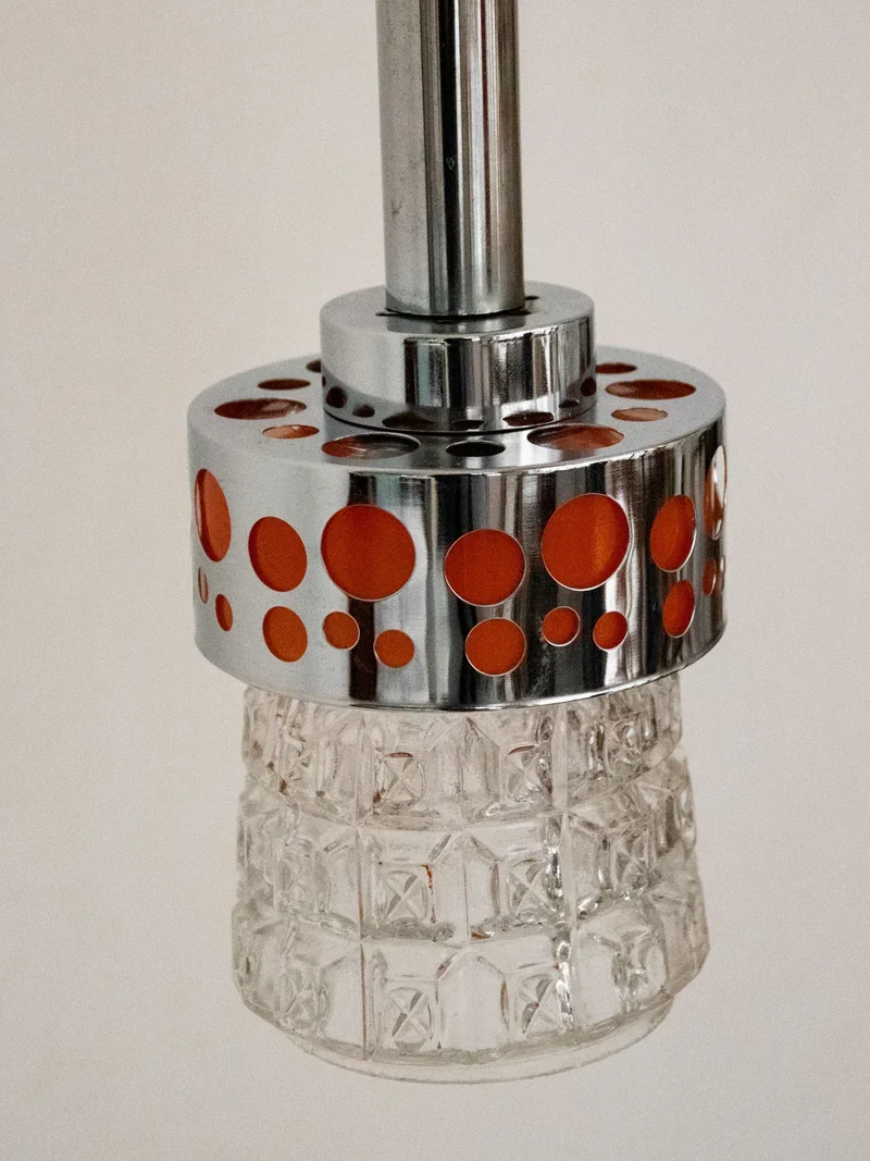 Sonia, la suspension en chrome et verre N°223