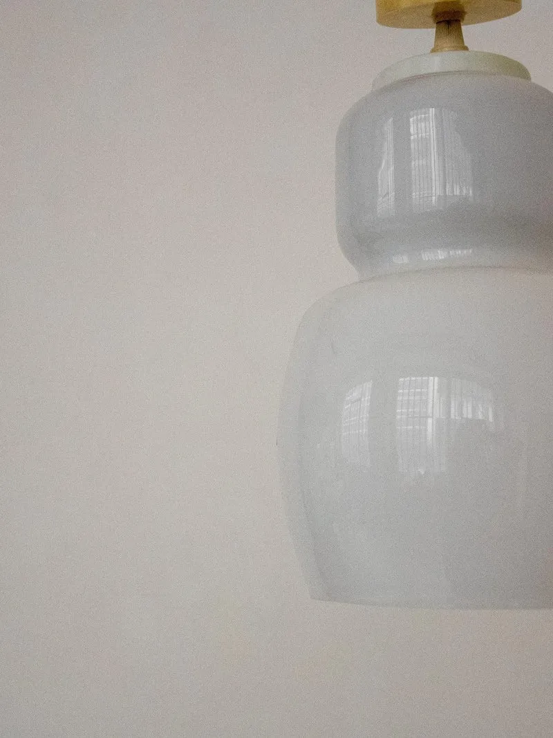 Sonia, la suspension en verre d'opaline N°220