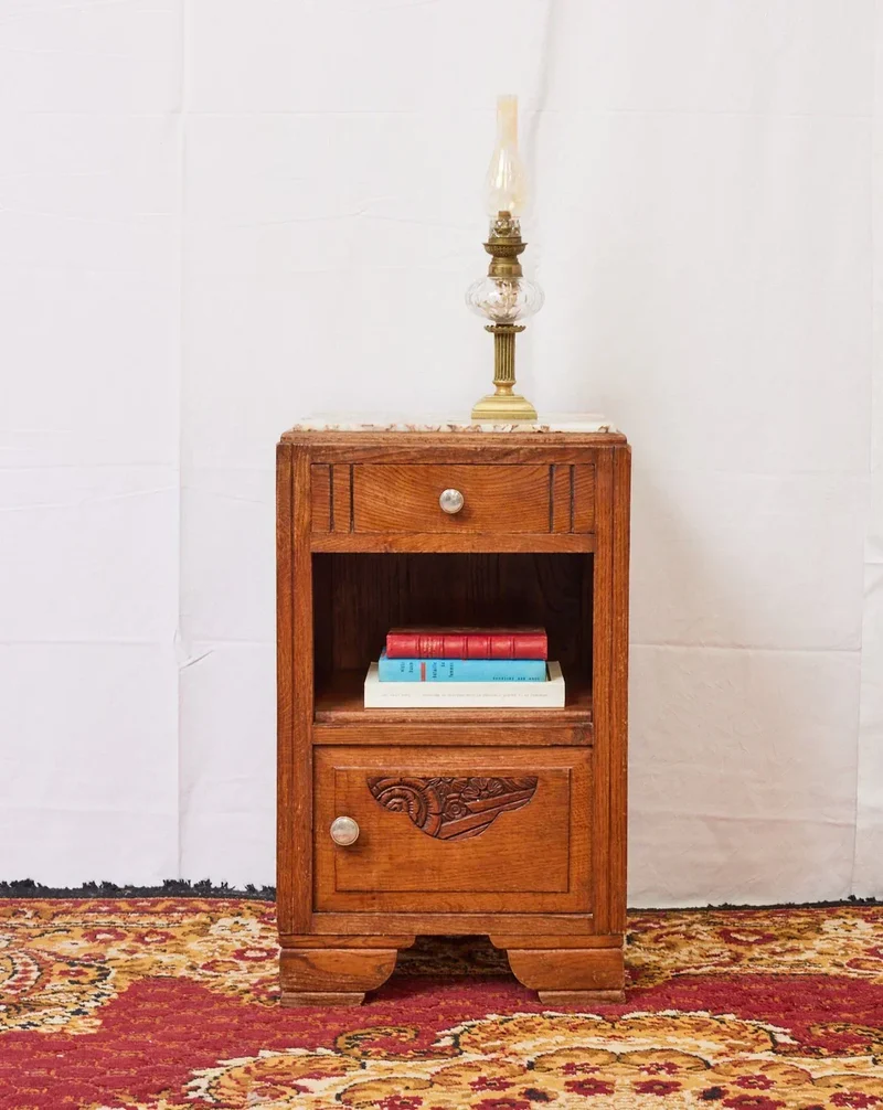 Odile, la table de chevet Art déco en marbre N°1203