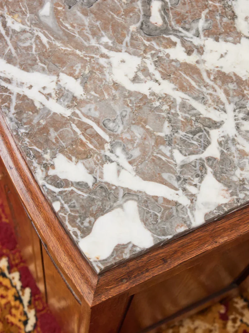 Odile, la table de chevet Art déco en marbre N°1202