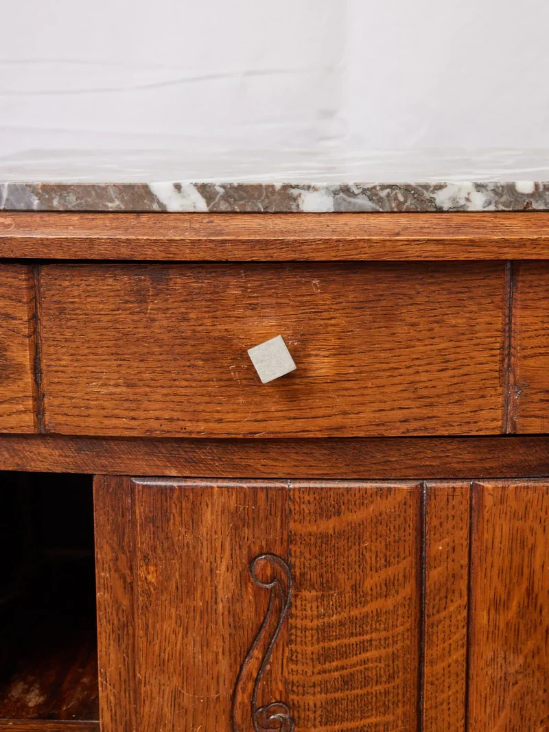 Odile, la table de chevet Art déco en marbre N°1202