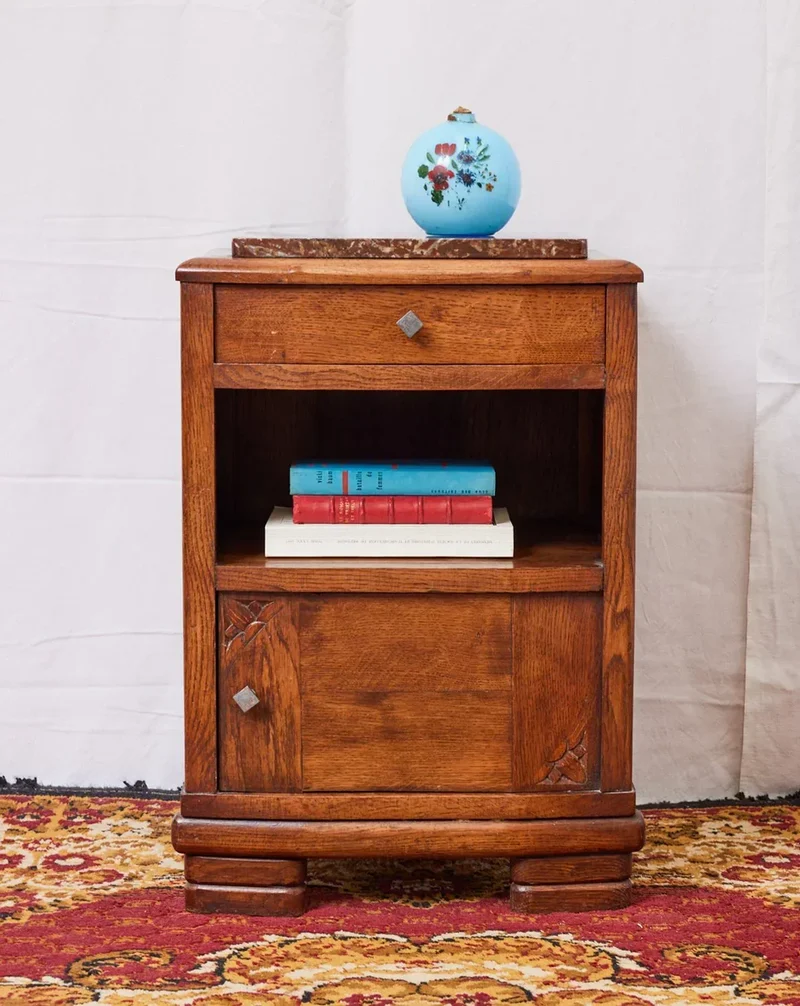 Odile, la table de chevet Art déco en marbre N°1201