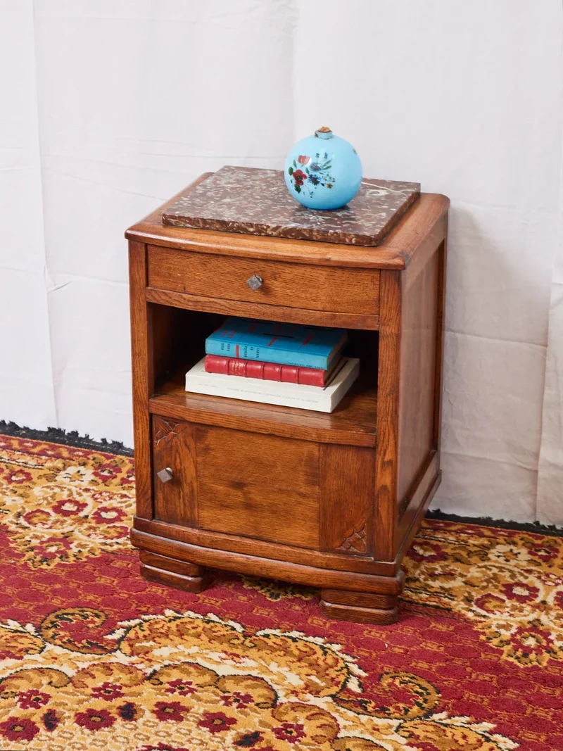 Odile, la table de chevet Art déco en marbre N°1201