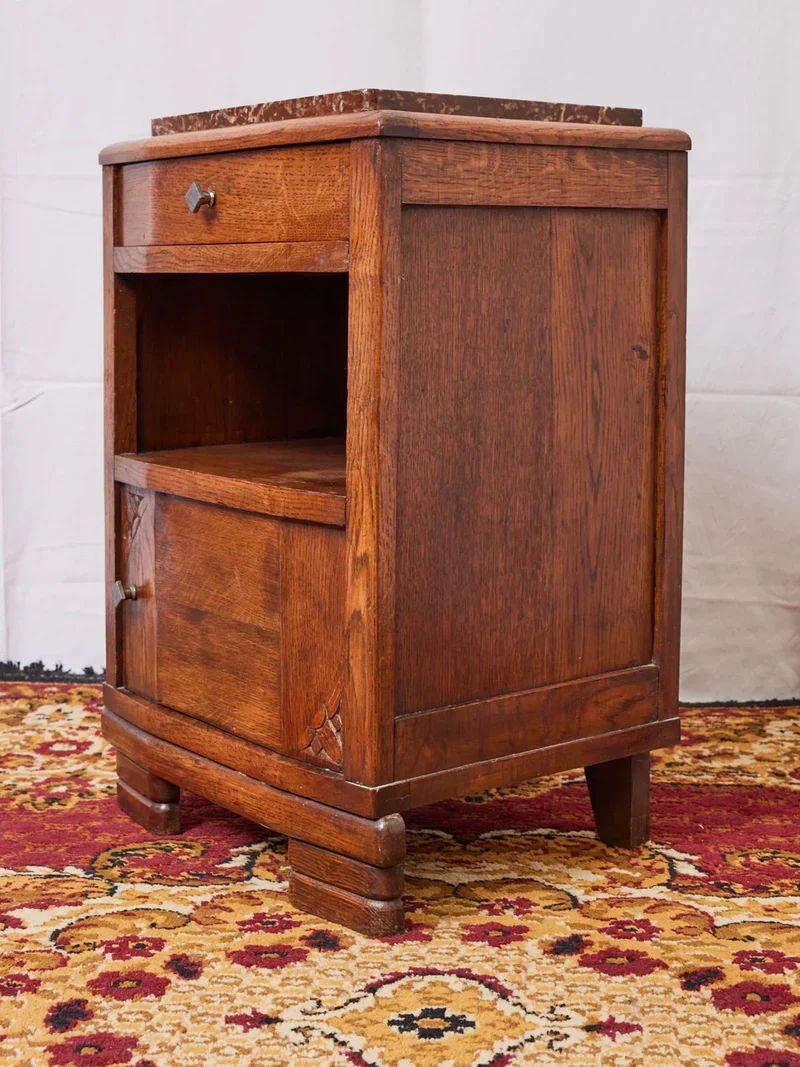 Odile, la table de chevet Art déco en marbre N°1201