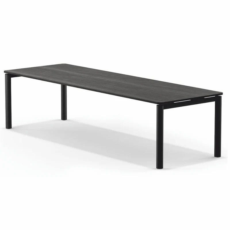 Casa Padrino Luxus Esstisch Schwarz 300 cm - Luxus Esszimmer Möbel