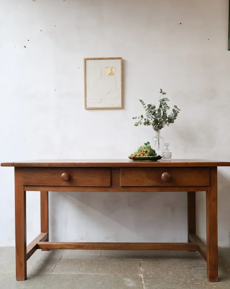 Romy, la grande table de ferme en chêne N°598