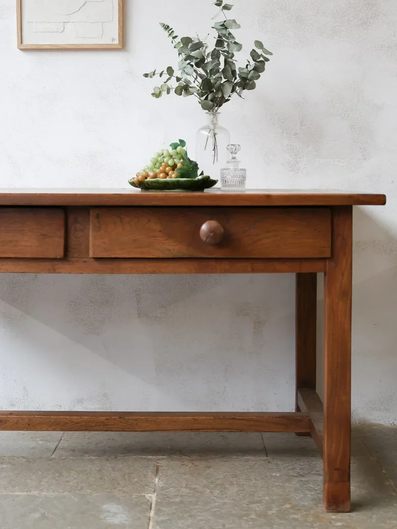 Romy, la grande table de ferme en chêne N°598