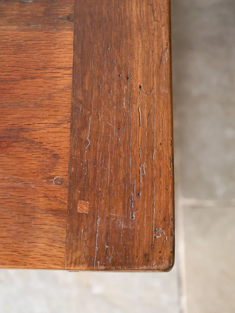 Romy, la grande table de ferme en chêne N°598