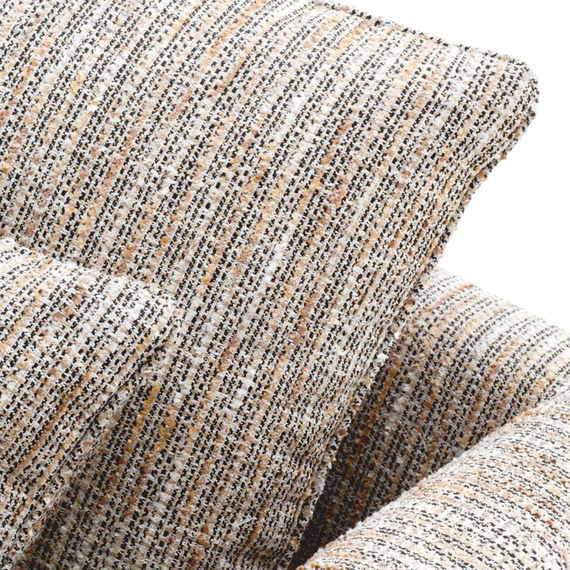 Casa Padrino Luxus Wohnzimmer & Hotel Sessel Beige / Schwarz H. 90 cm - Luxus Möbel