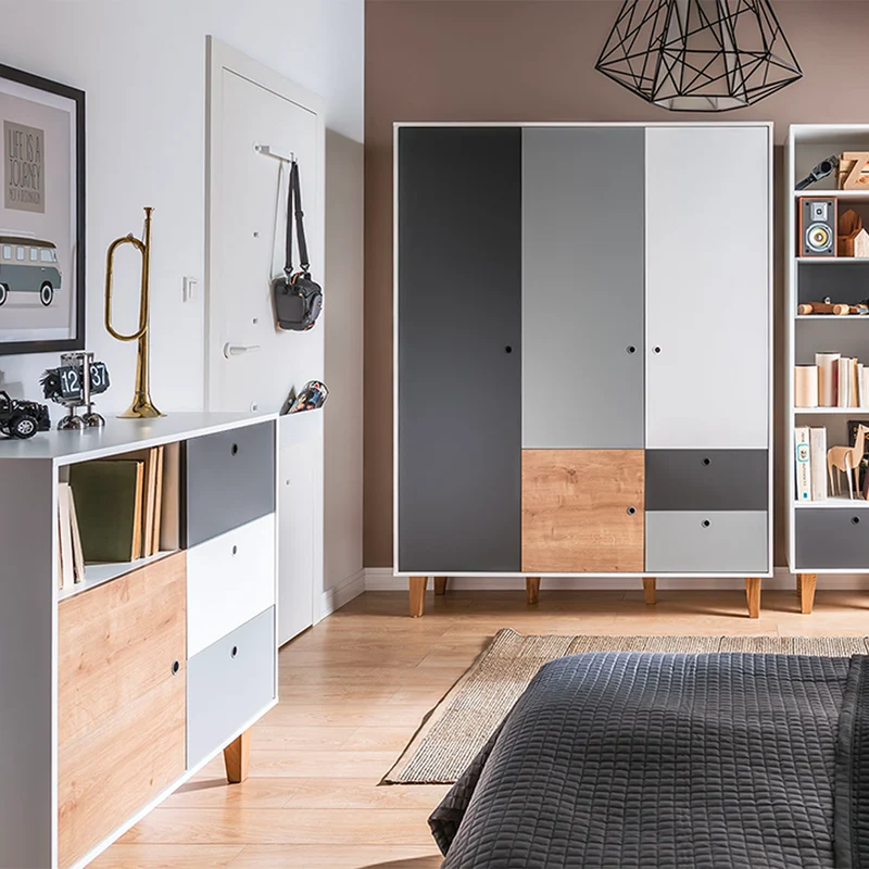 Armoire 3 portes Vox Concept Bois