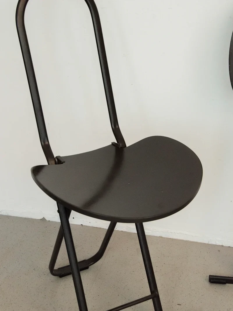 Alma, le lot de 2 chaises pliantes en métal N°1298