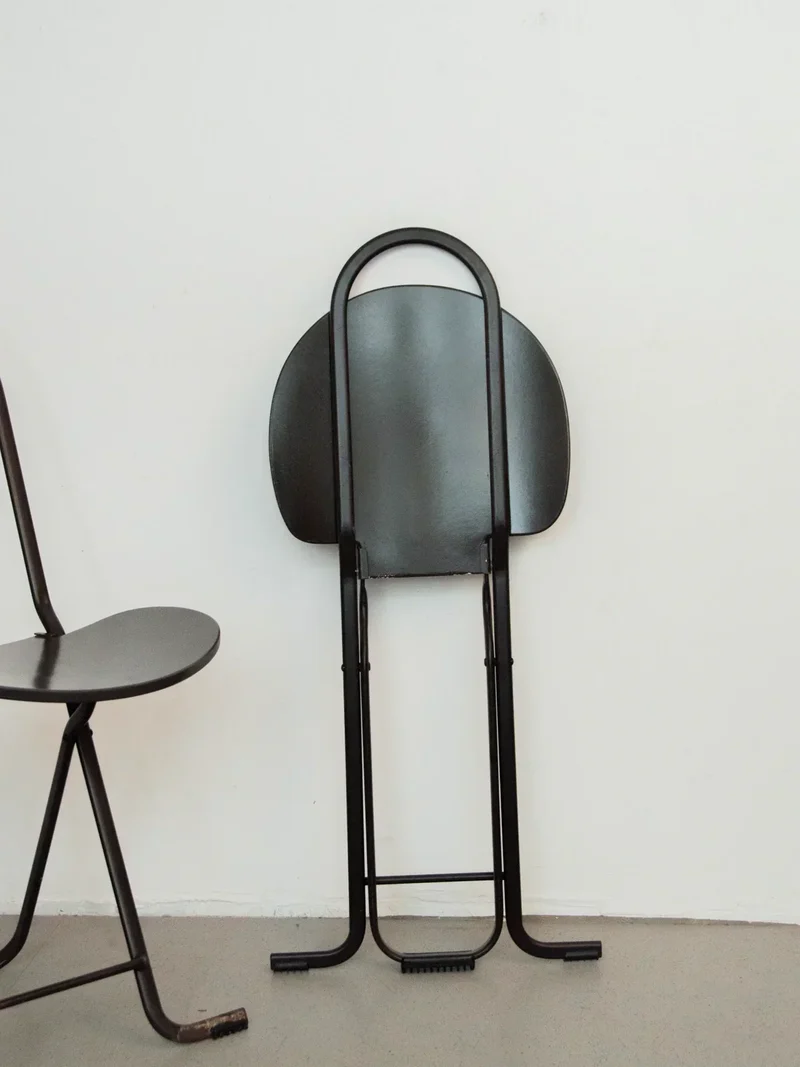 Alma, le lot de 2 chaises pliantes en métal N°1298