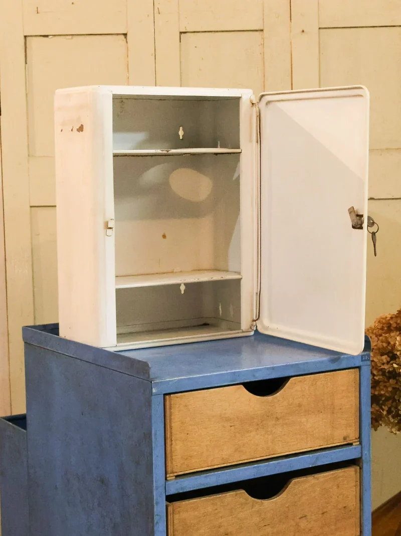 Gaëlle, l'armoire à pharmacie métallique blanche N°717