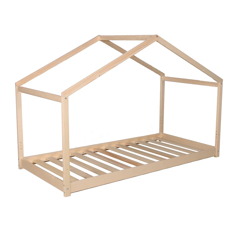 Lit cabane 90x190 sommier inclus Koala Bois