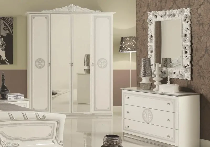 Chambre baroque laqué GRETA
