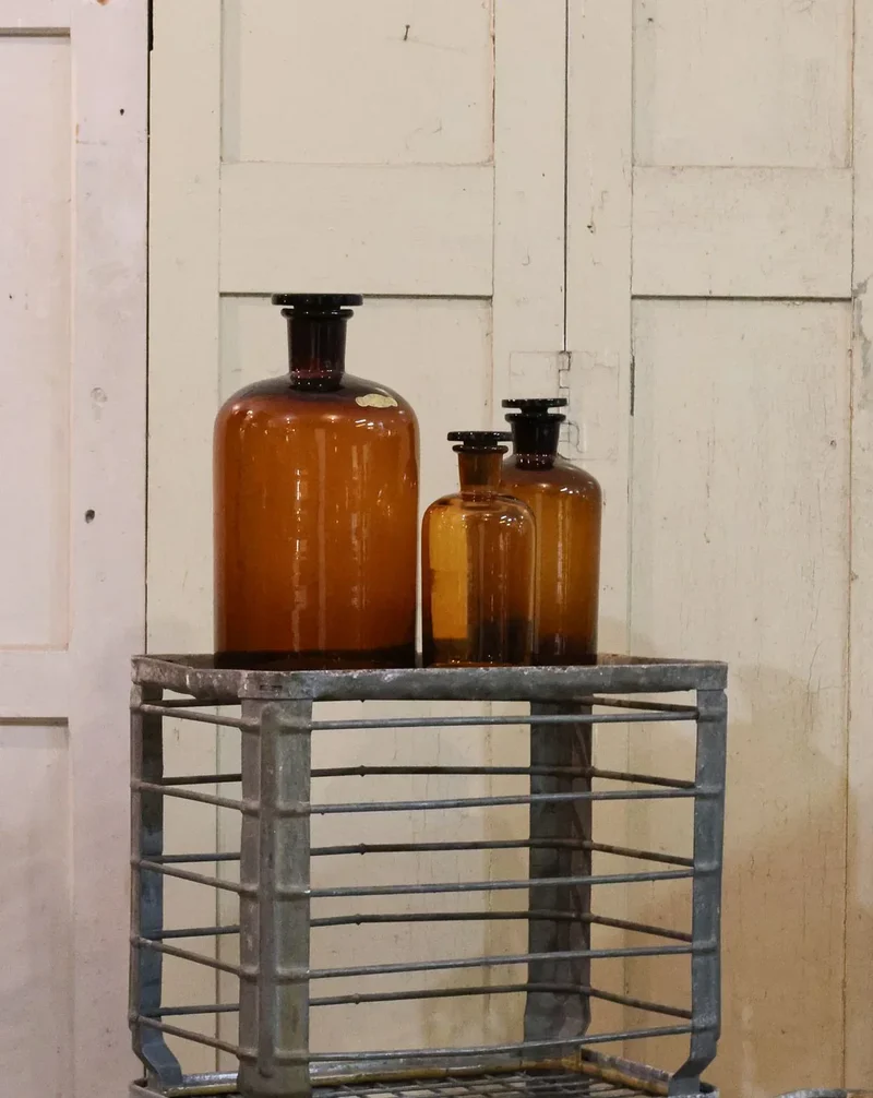 Ambroise, l'ensemble de pots d'apothicaire en verre N°824
