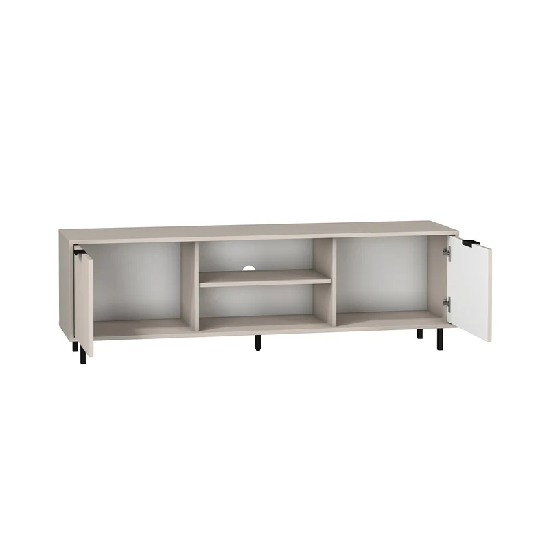 Meuble TV 2 portes 160 cm Soly Cachemire