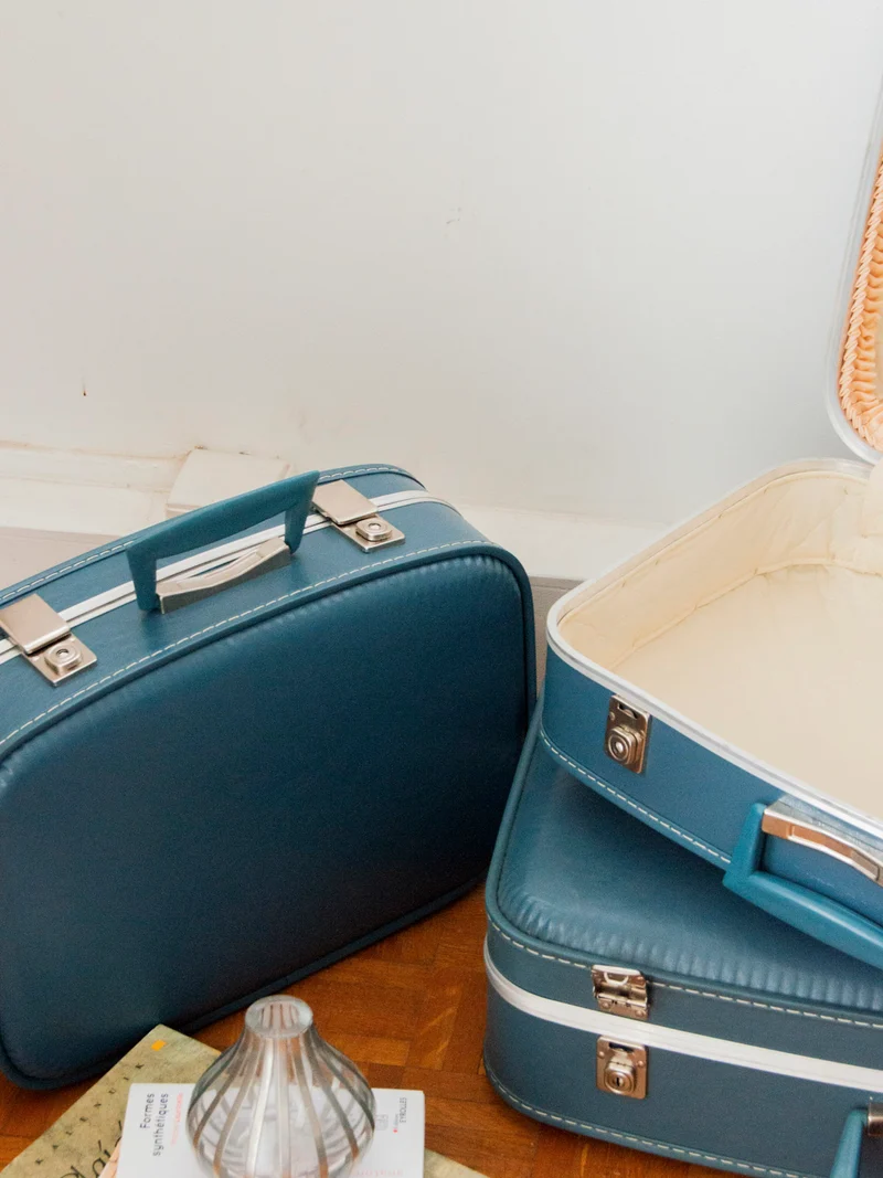 Lucienne, le lot de 3 valises vintage N°261
