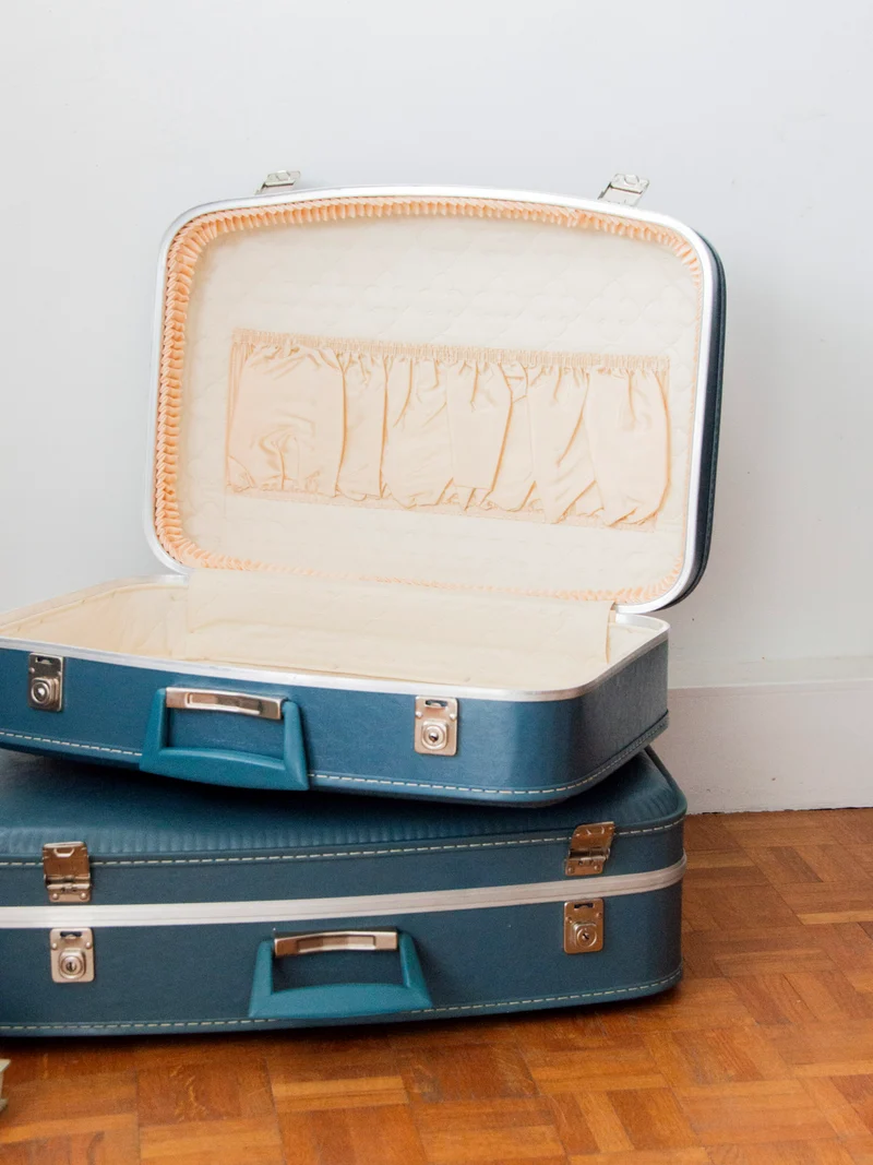 Lucienne, le lot de 3 valises vintage N°261
