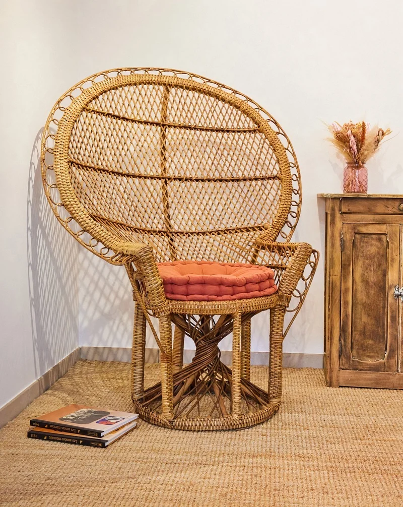 Emmanuel, le fauteuil en rotin N°14