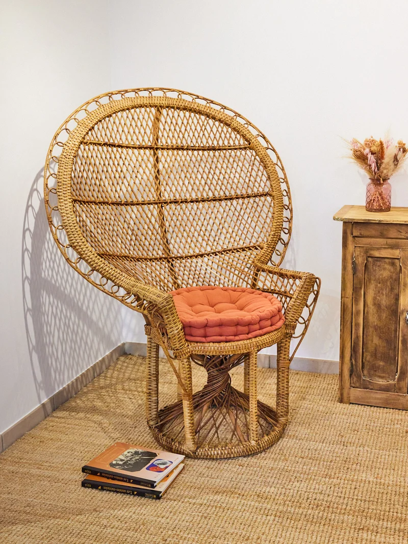 Emmanuel, le fauteuil en rotin N°14