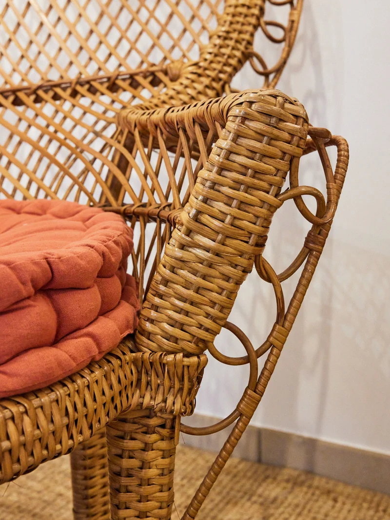 Emmanuel, le fauteuil en rotin N°14
