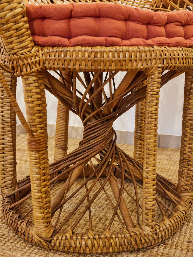 Emmanuel, le fauteuil en rotin N°14