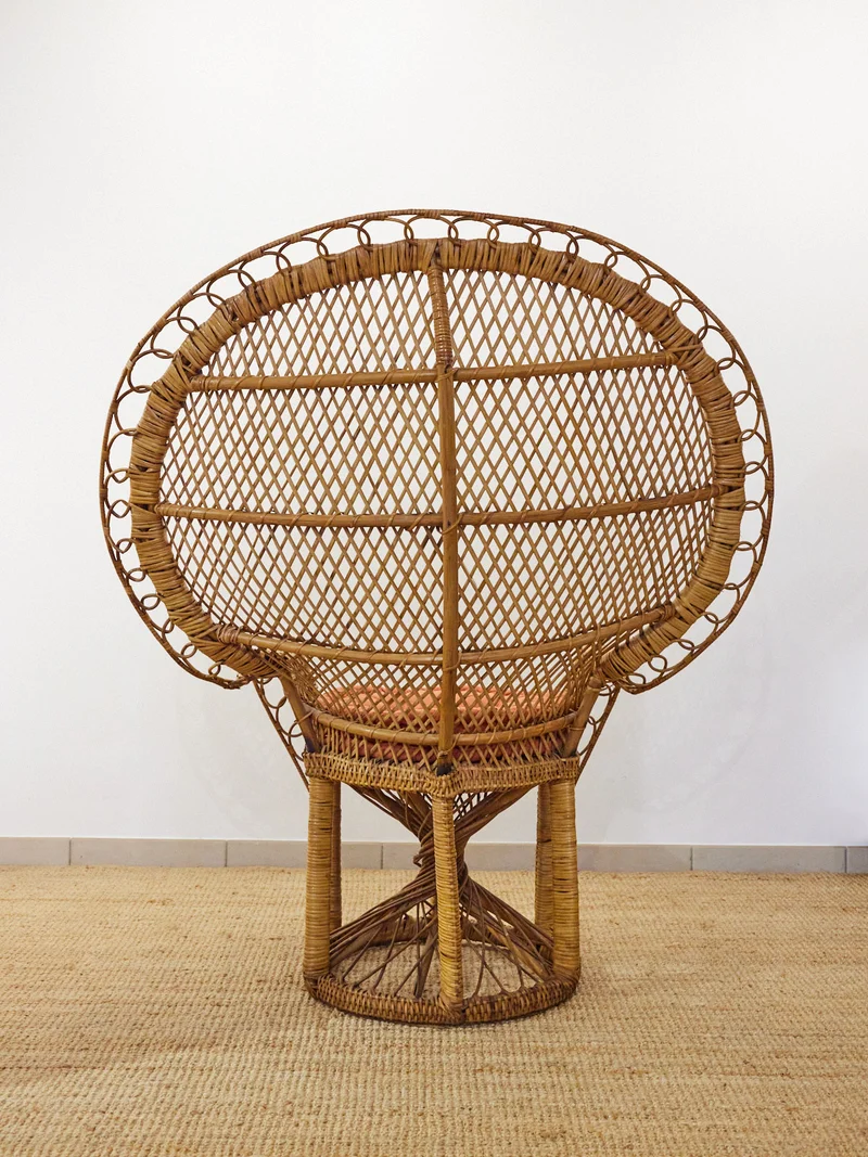 Emmanuel, le fauteuil en rotin N°14