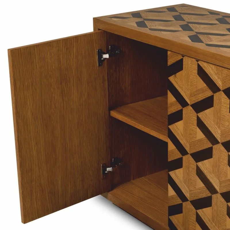 Casa Padrino Luxus Sideboard mit 4 Türen Braun 180 cm - Luxus Hotel Möbel