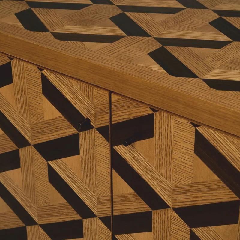 Casa Padrino Luxus Sideboard mit 4 Türen Braun 180 cm - Luxus Hotel Möbel