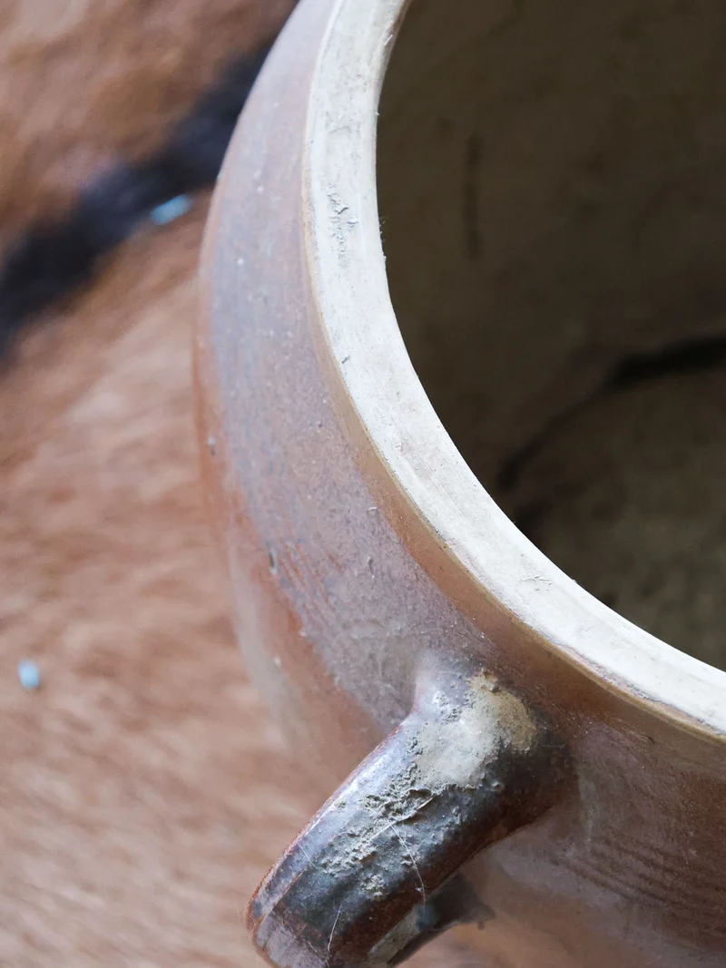 Edmond, le grand pot à confit en grès N°106