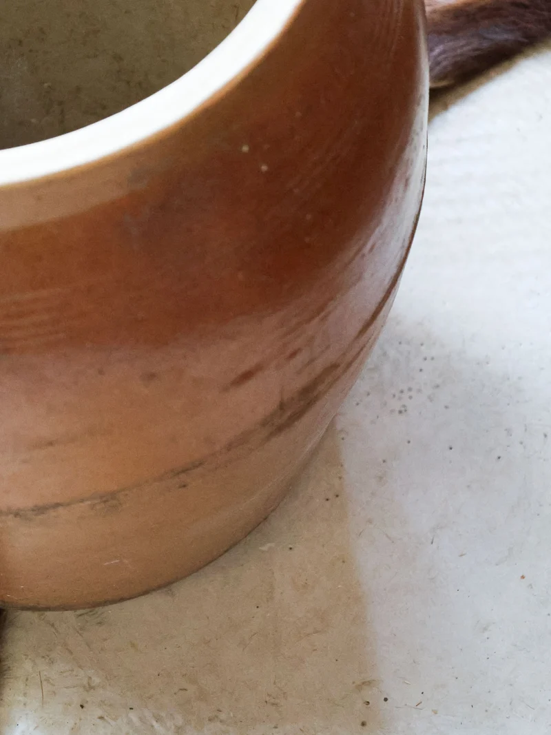 Edmond, le grand pot à confit en grès N°106