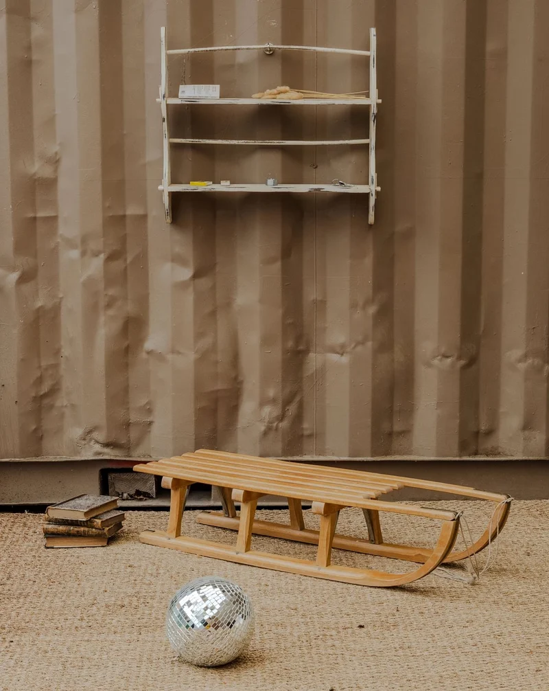 Alix, la luge vintage en bois N°580