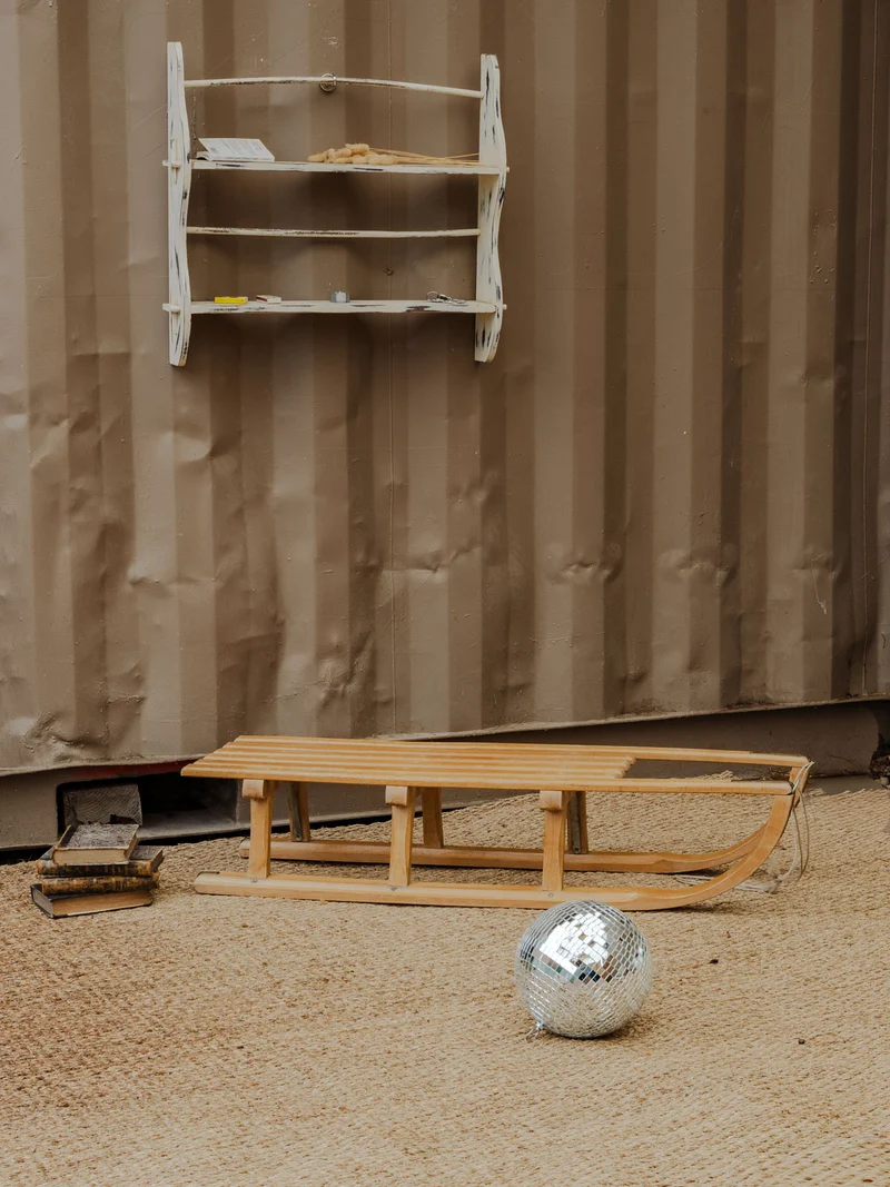 Alix, la luge vintage en bois N°580