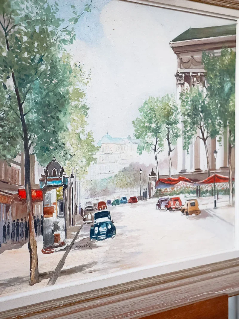Nina, la toile peinte encadrée N°318