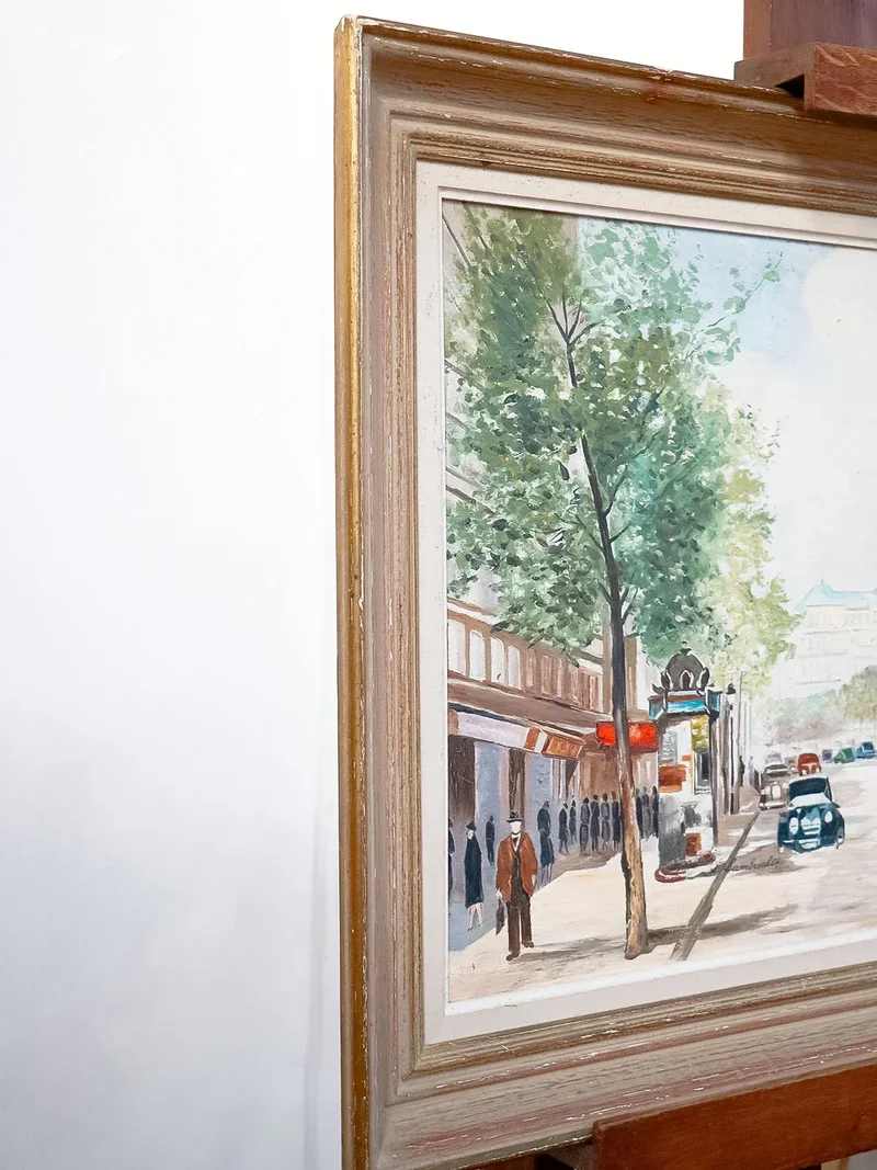 Nina, la toile peinte encadrée N°318