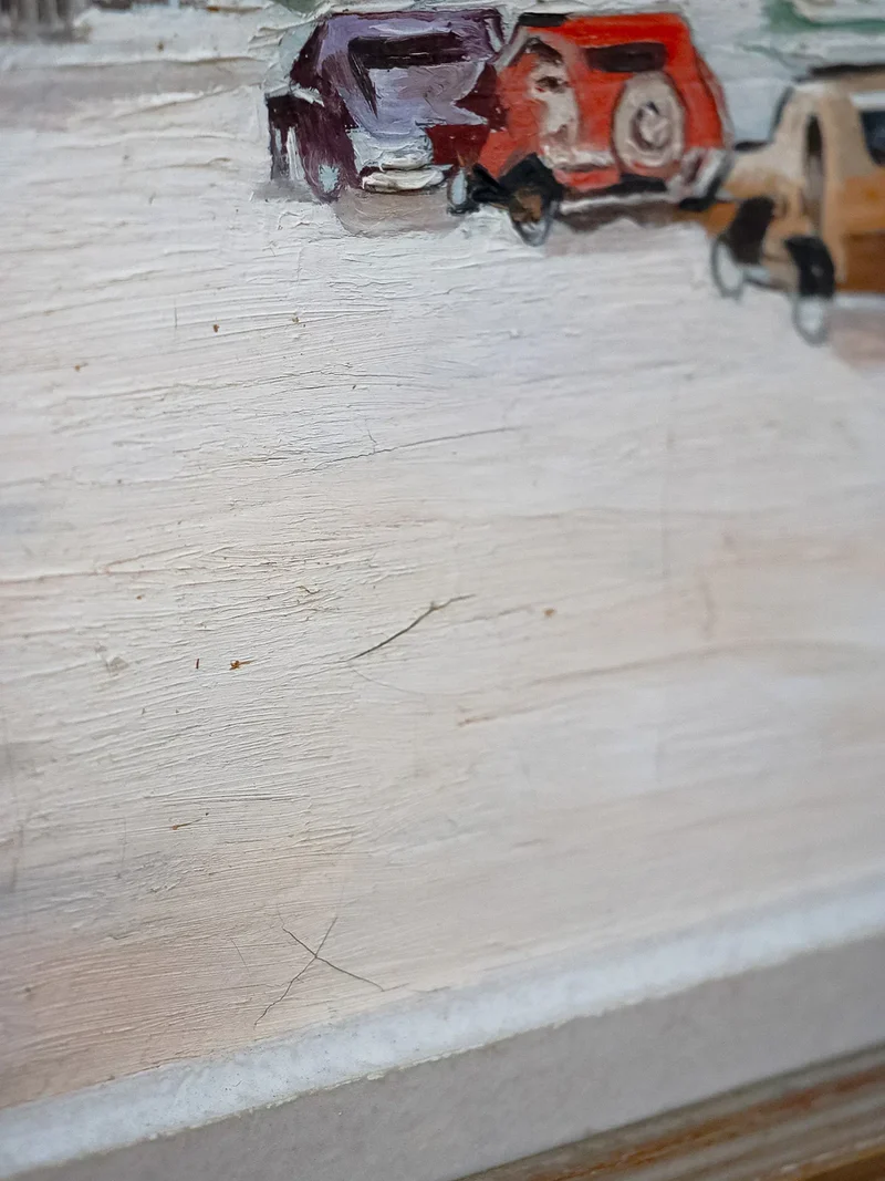 Nina, la toile peinte encadrée N°318