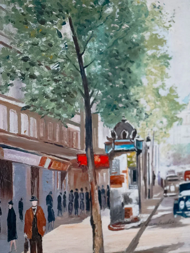Nina, la toile peinte encadrée N°318