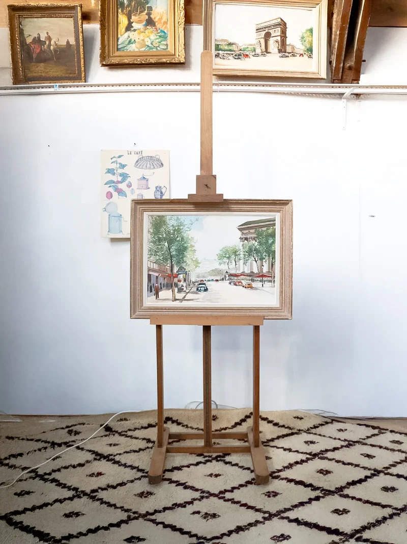 Pablo, le chevalet d'atelier en bois N°9