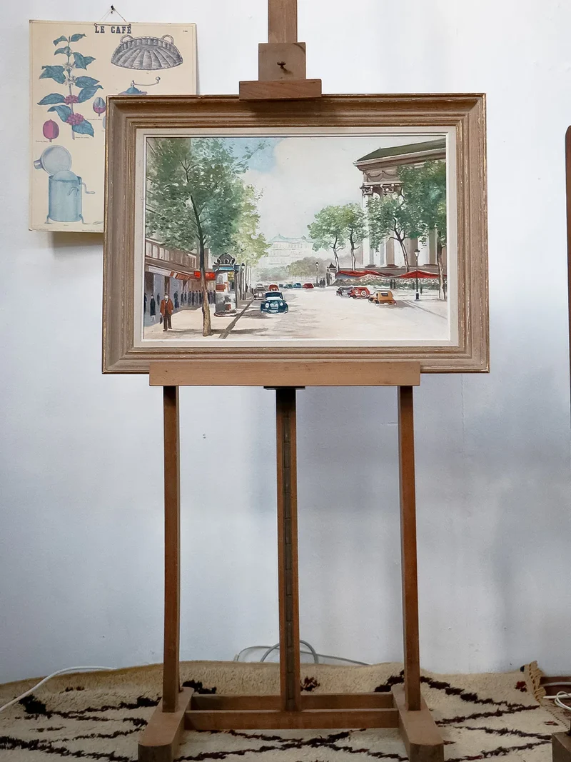 Pablo, le chevalet d'atelier en bois N°9