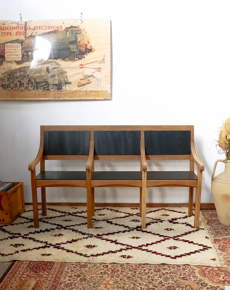 Antoine, le grand banc en chêne N°331