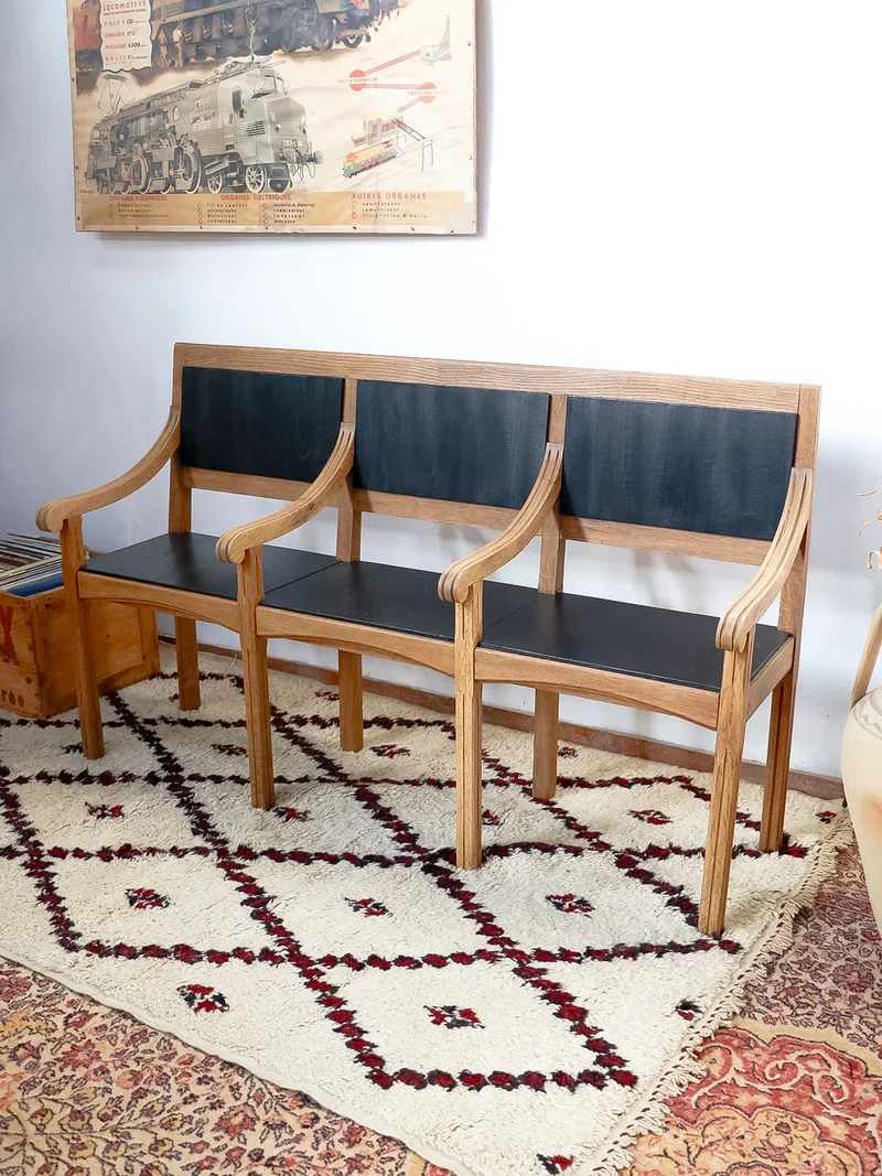 Antoine, le grand banc en chêne N°331