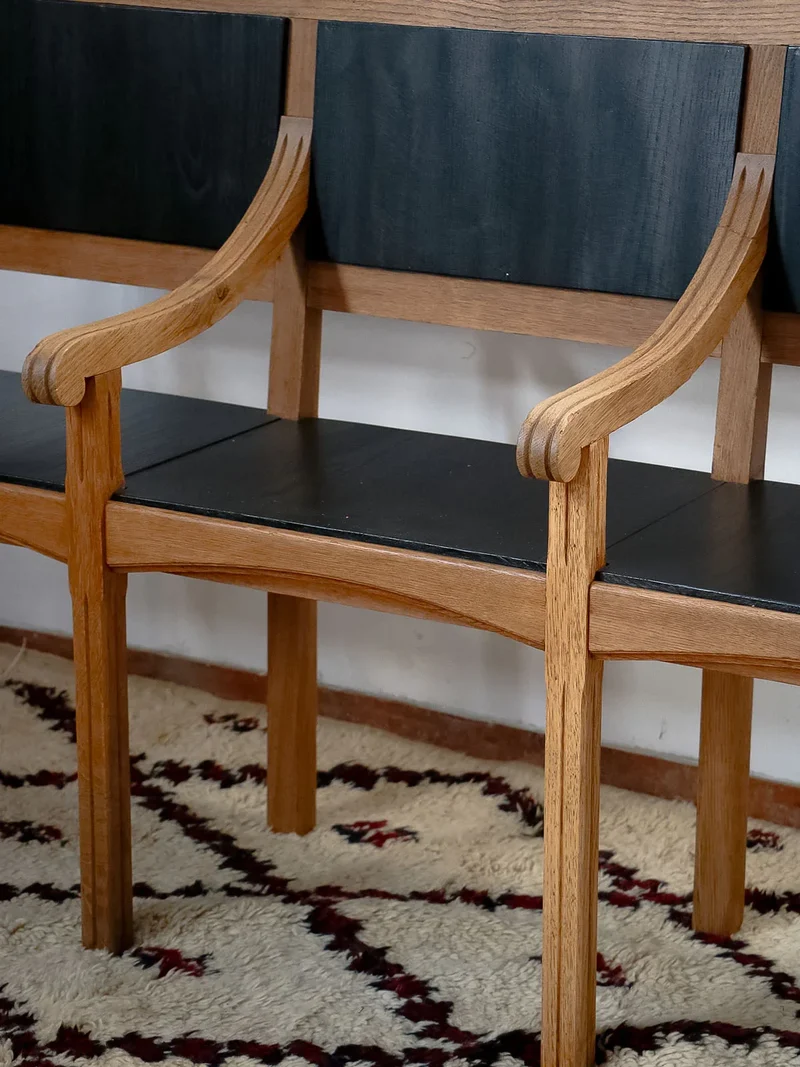 Antoine, le grand banc en chêne N°331