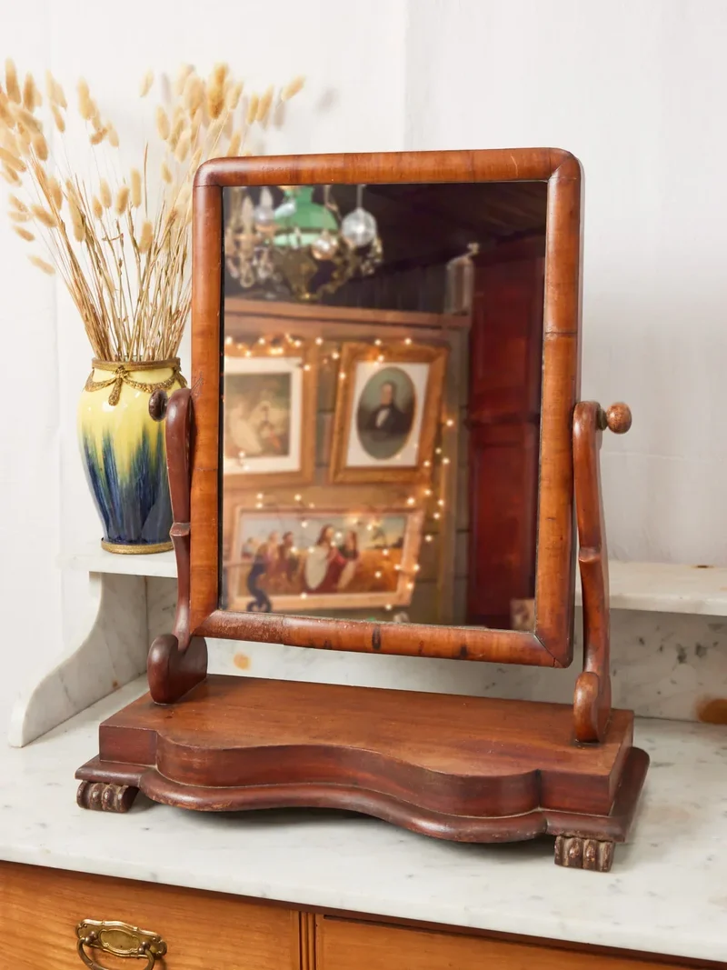 Georges, le miroir Art déco en bois pour coiffeuse N°992