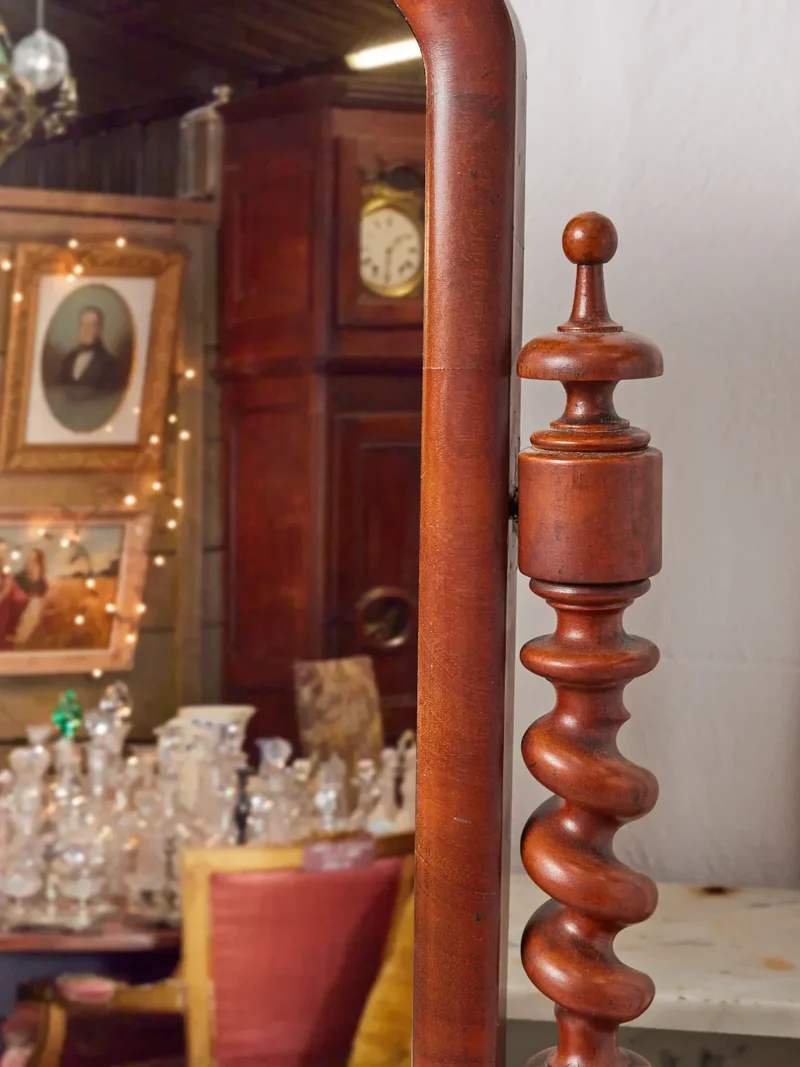 Georges, le miroir Art déco pour coiffeuse en marbre blanc N°991