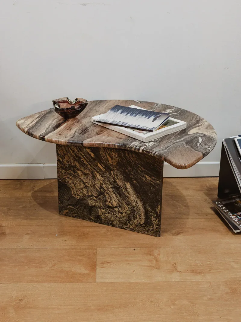 Marie-Pierre, la table basse en marbre N°76